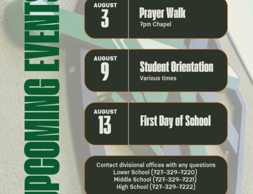 Upcoming Events- Mark Your Calendar!